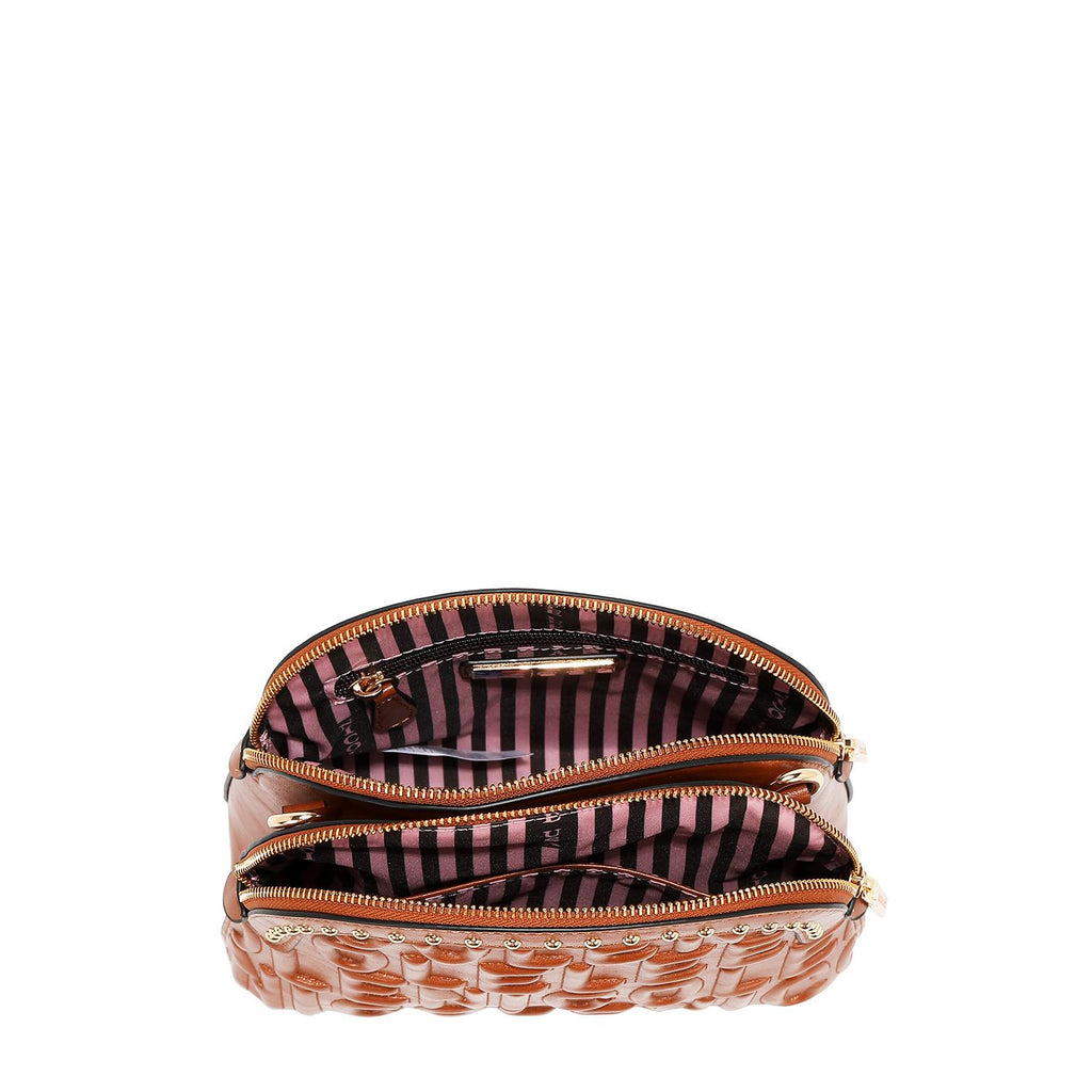 Bolsa cruzada Nicole Lee en relieve con monedero FW25