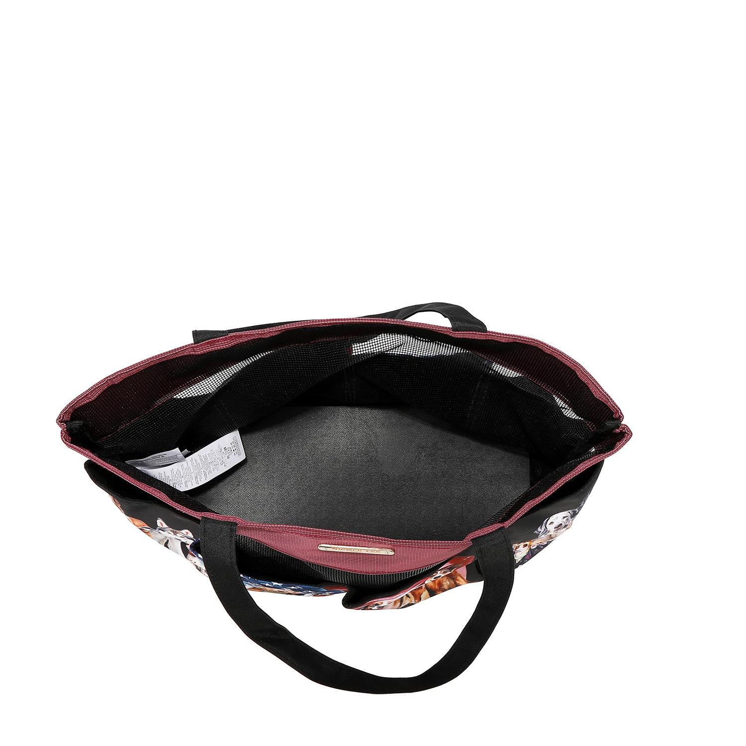 Bolsa organizadora mediana Nicole Lee naylon print Best FW25