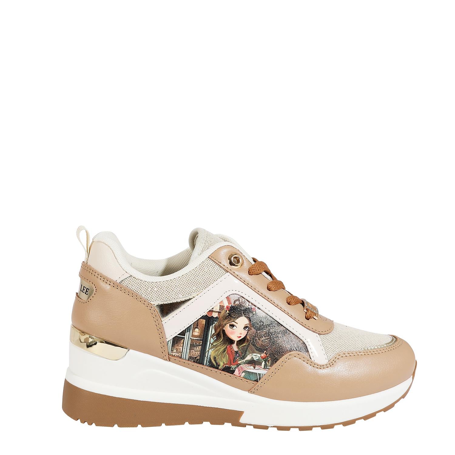 Tenis Nicole Lee Con Plataforma Virtual Friend SS26