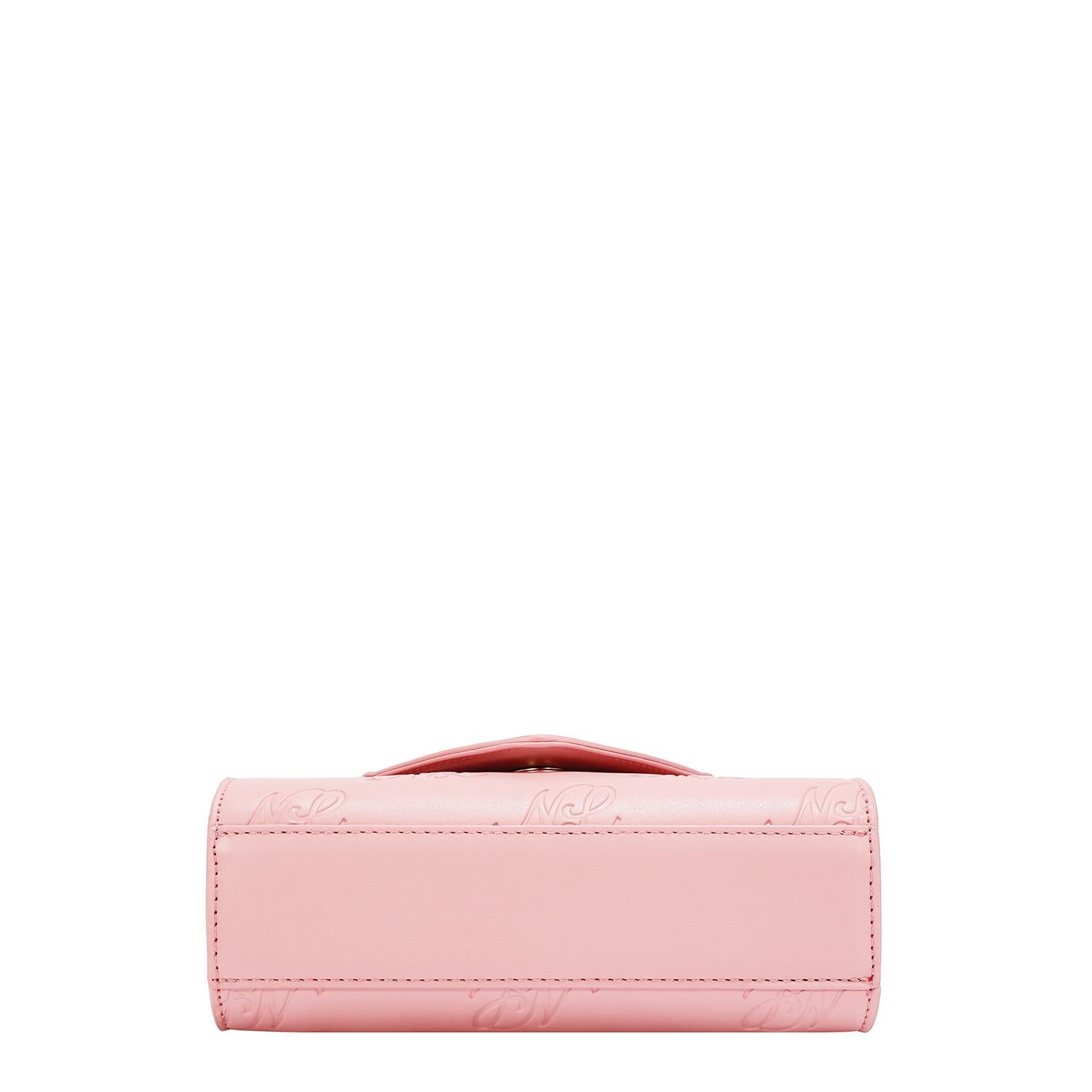 Bolsa Cuadrada Nicole Lee Con Corazon Embossed SS26
