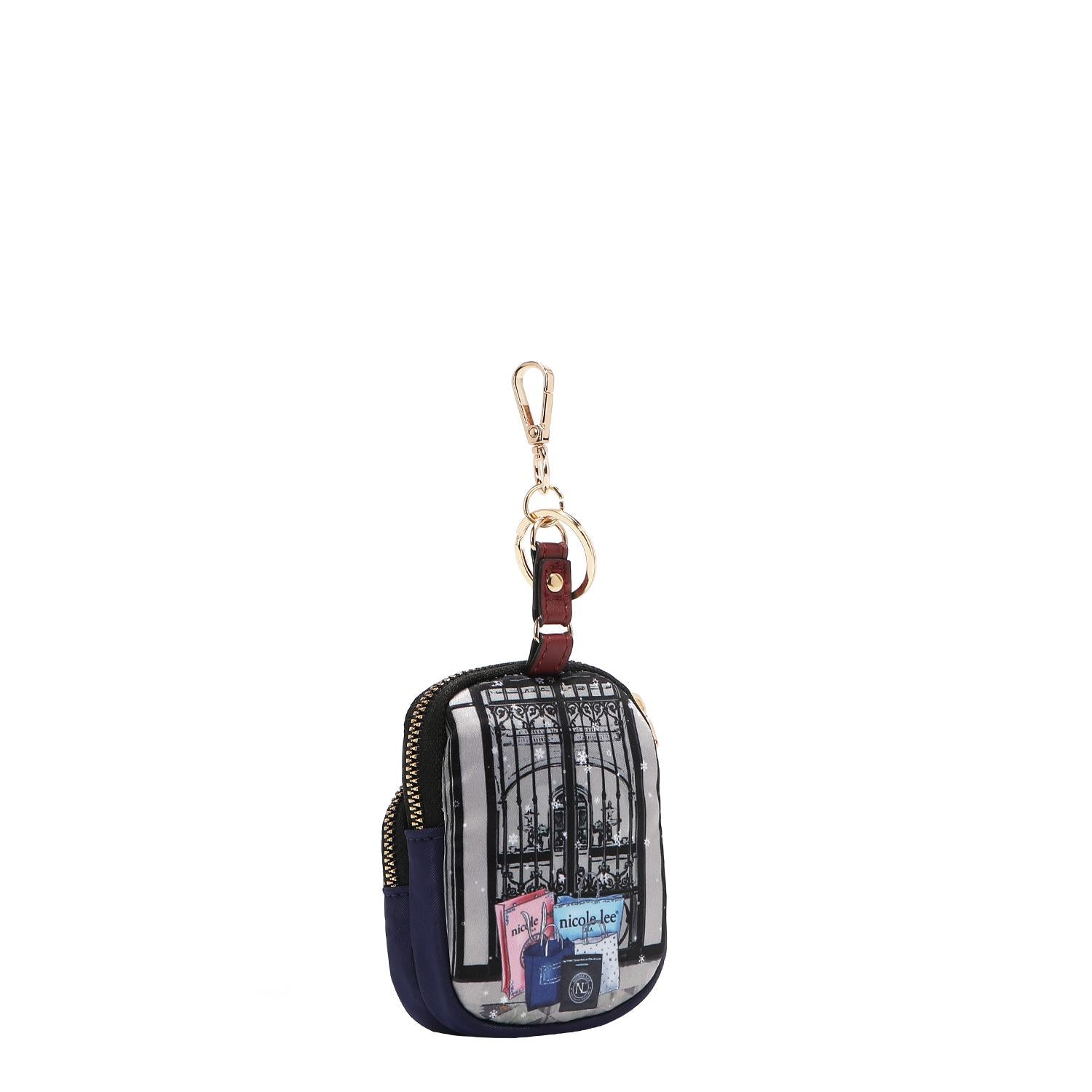 Llavero/Monedero Mini Mochila Nicole Lee Print Moda FW25