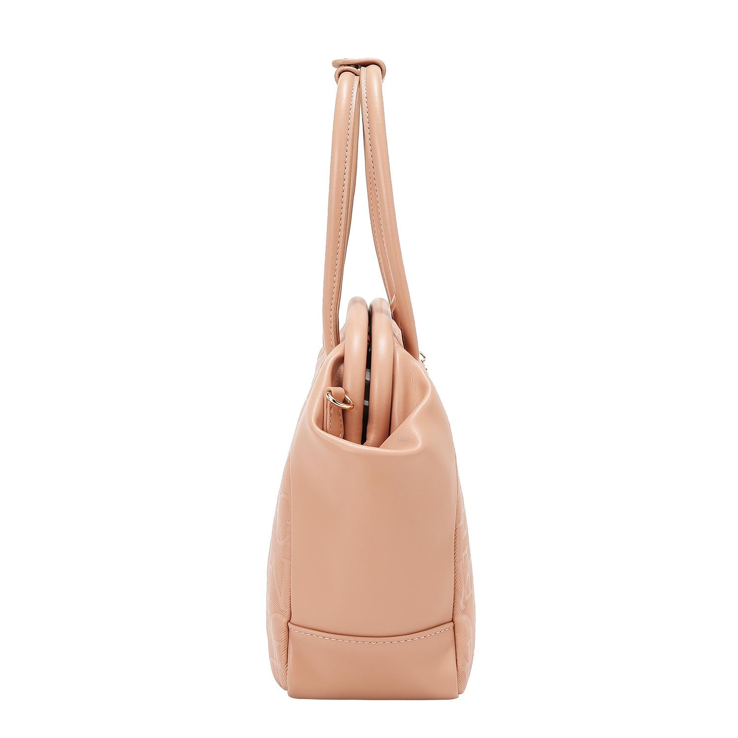 Bolsa Frame Nicole Lee Con Relieve y Asas Largas FW25