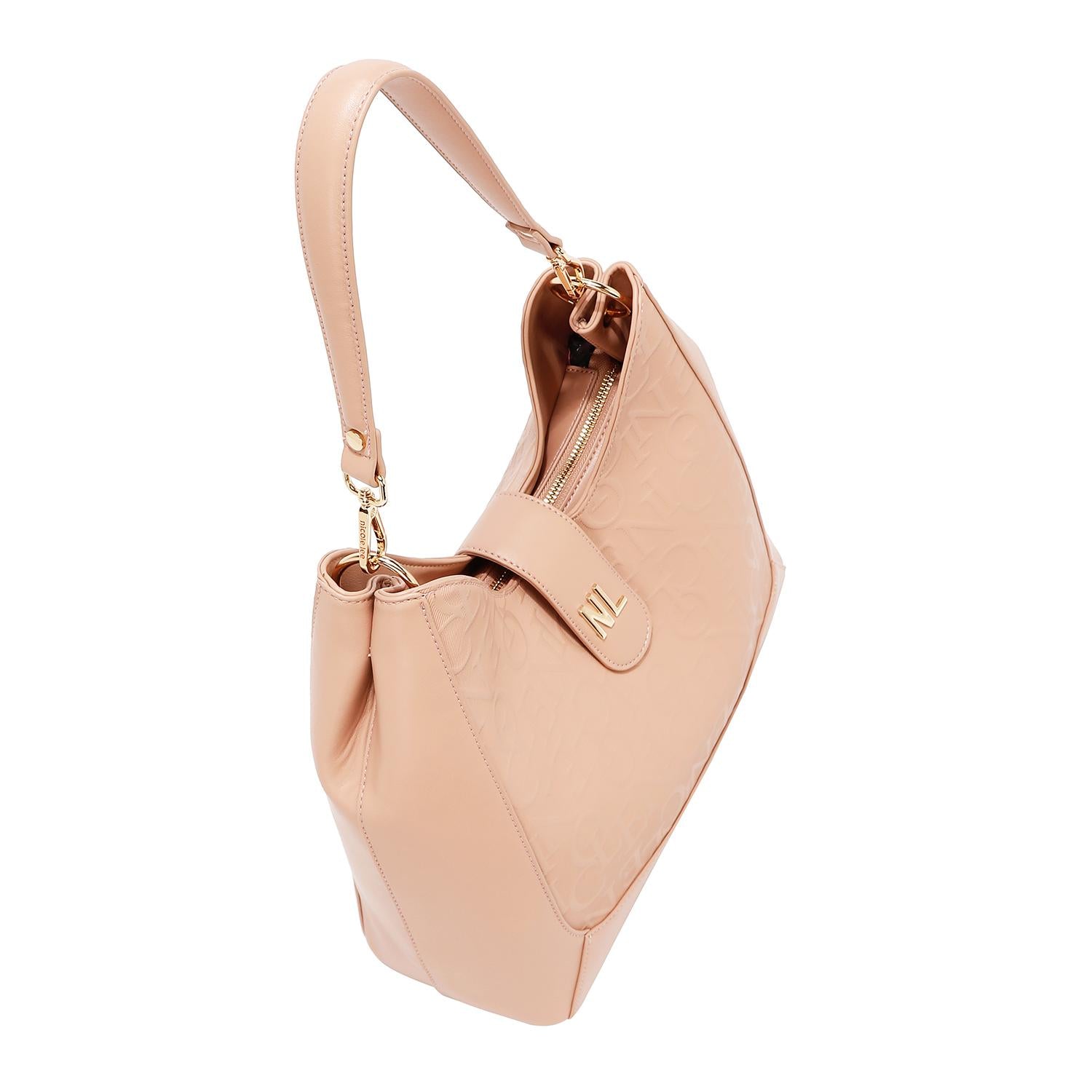 Bolsa Hobo Nicole Lee Con Relieve FW25