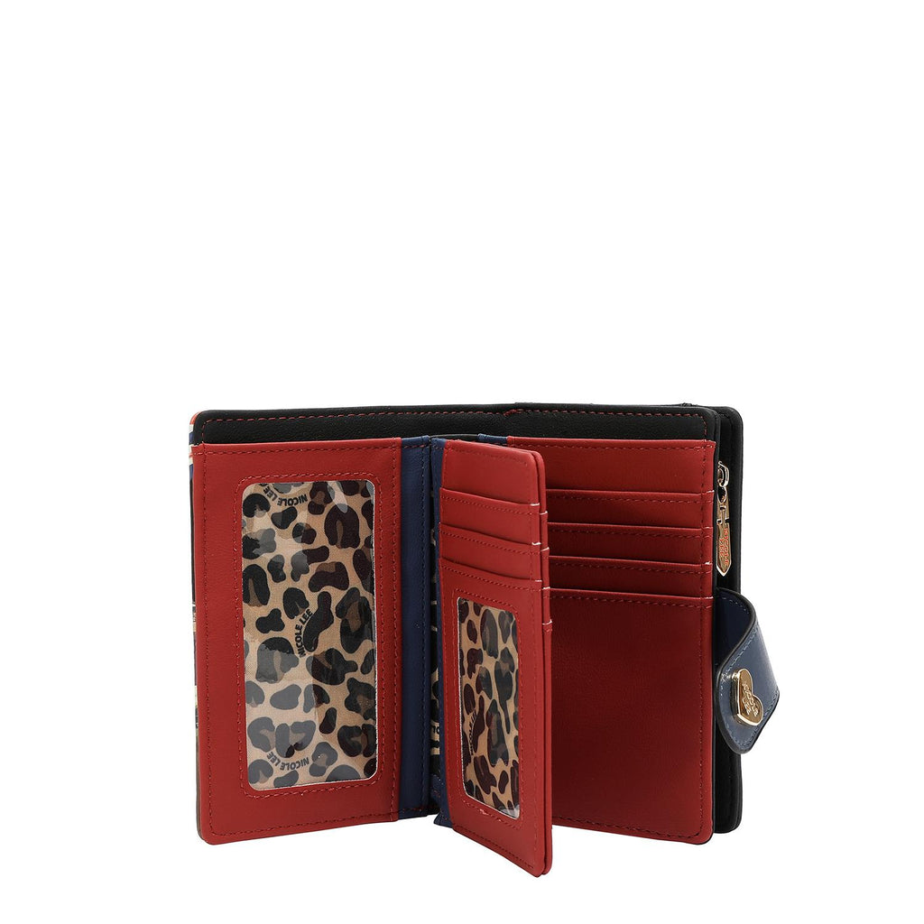Cartera Nicole Lee Organizadora Print London Eye FW26
