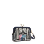 Mini Monedero Nicole Lee Moda Broche Kisslock Correa FW25