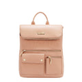 Mochila Nicole Lee Con Relieve Y Bolsitas Al Frente Fw25