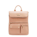 Mochila Nicole Lee Con Relieve Y Bolsitas Al Frente Fw25