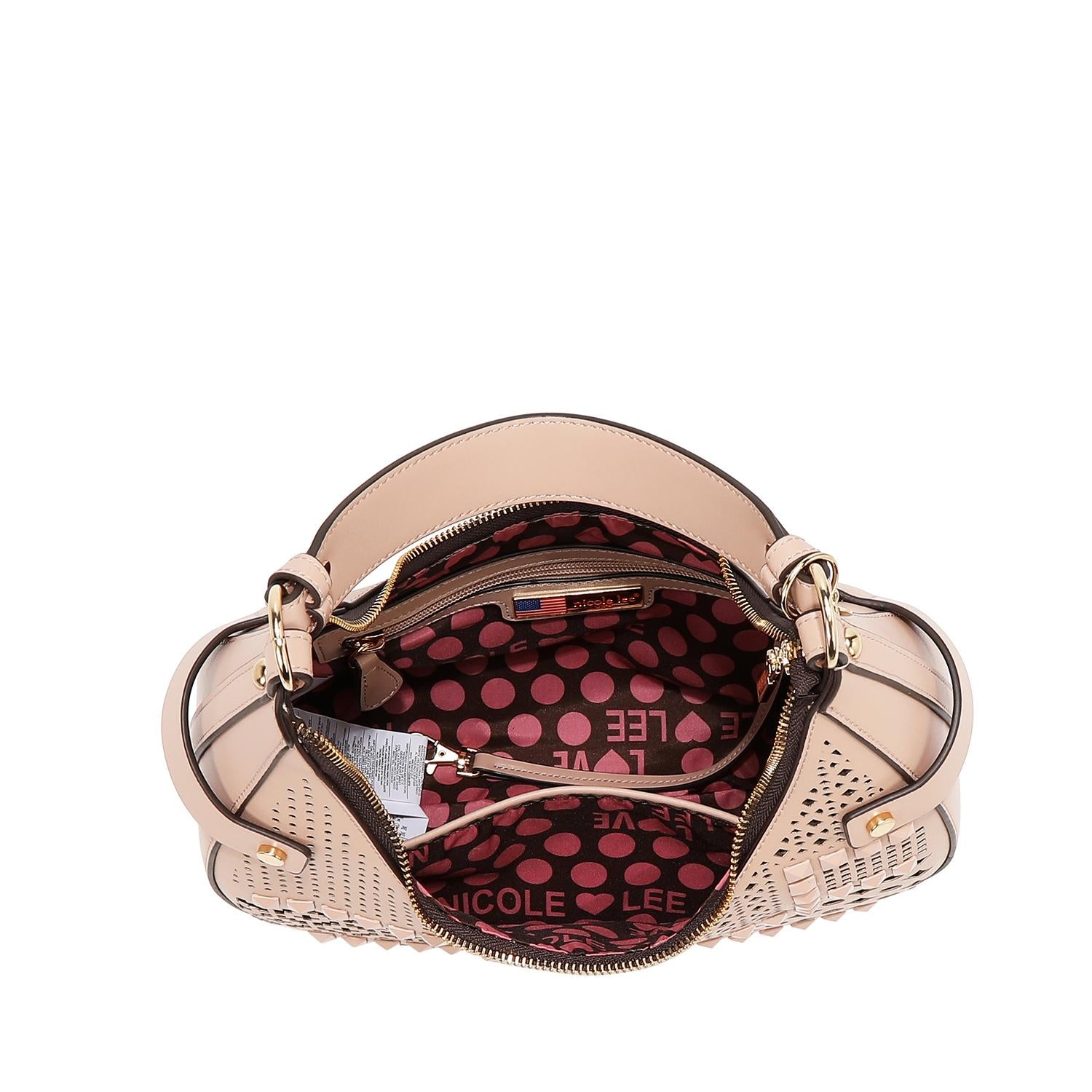 Bolsa Hobo De Nicole Lee Corte Láser FW25