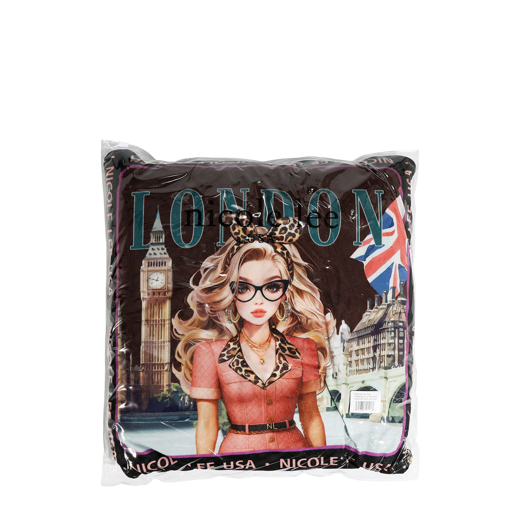 Cobija Cojín Nicole Lee De Poliester Print London Eye FW26