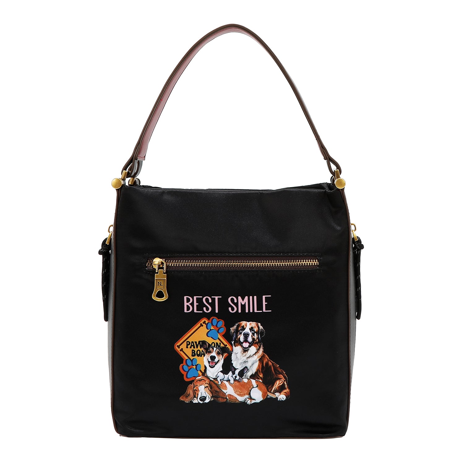 Bolsa Hobo Nicole Lee De Nylon Best Smile FW25