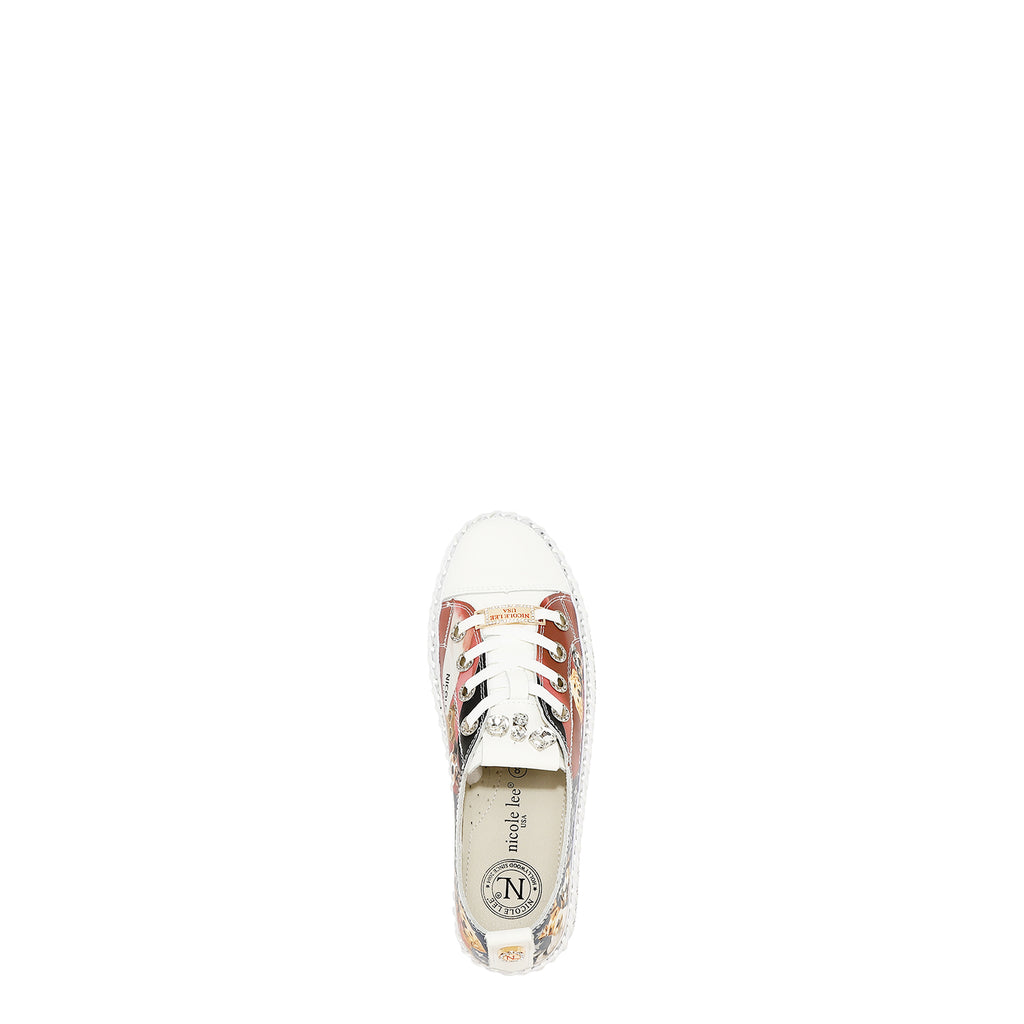 Tenis con plataforma trenzada Nicole Lee Best Smile FW25