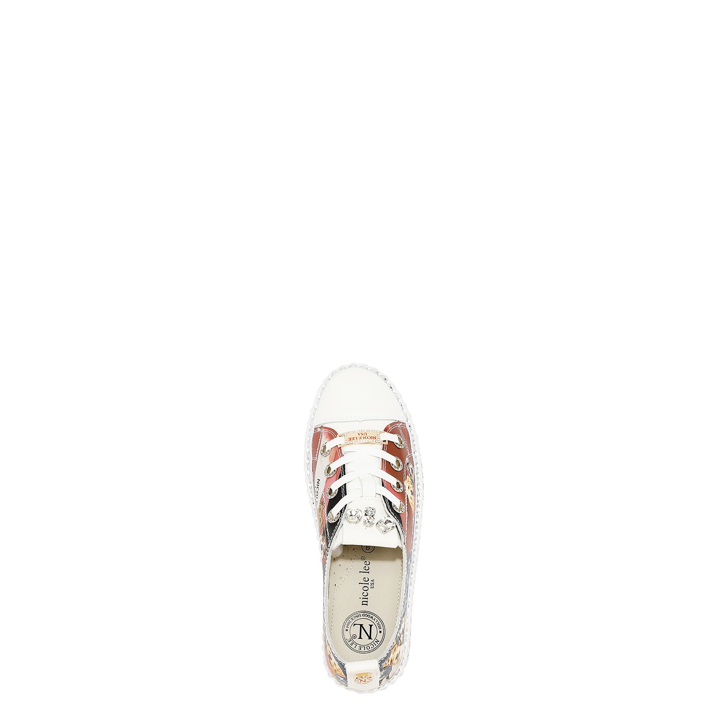 Tenis con plataforma trenzada Nicole Lee Best Smile FW25