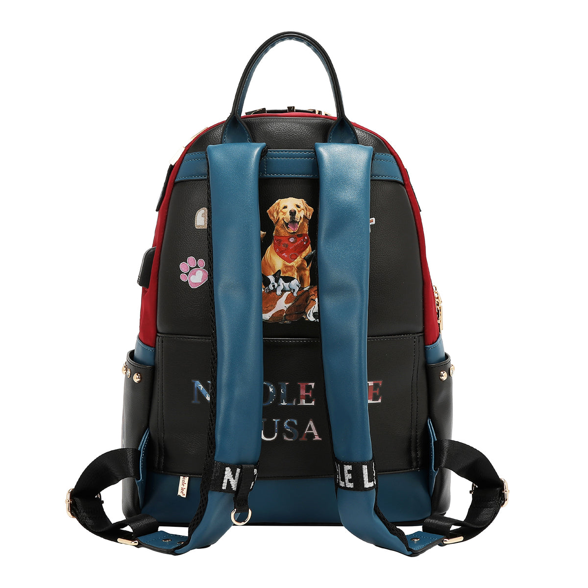 Mochila Nicole Lee Con Bolsa Extra Best Smile FW25
