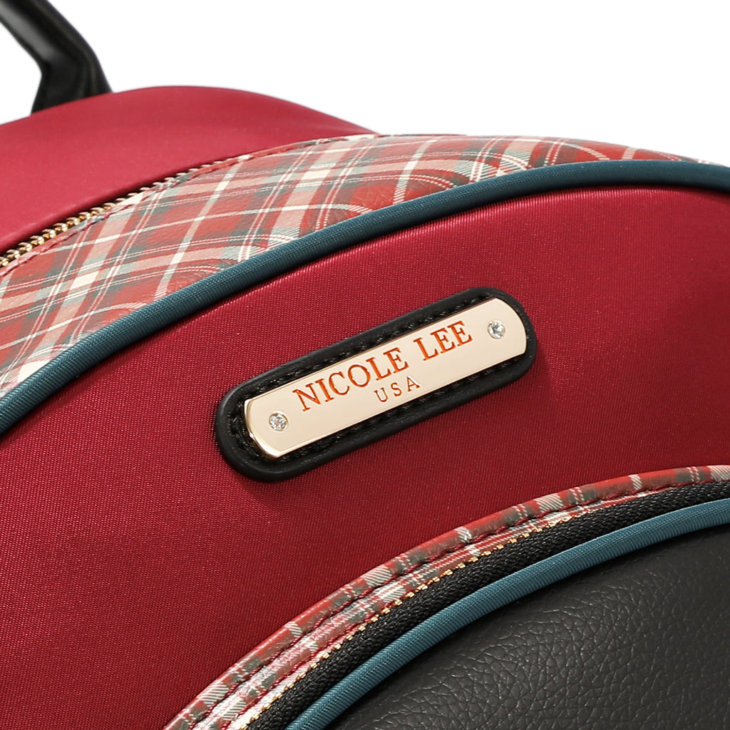 Mochila Nicole Lee De Nylon Con Bolsita London Eye FW26