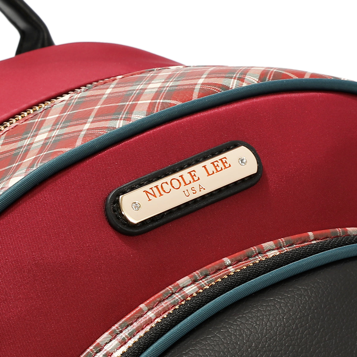 Mochila Nicole Lee De Nylon Con Bolsita London Eye FW26
