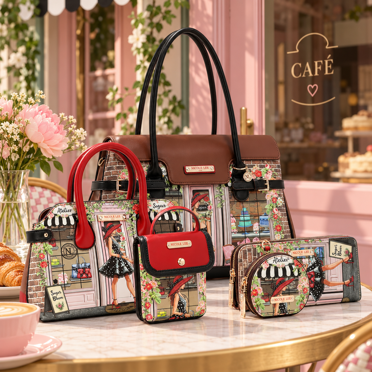 Mega Set De 5 Piezas Bolsa y Accesorios Sugar Day FW26