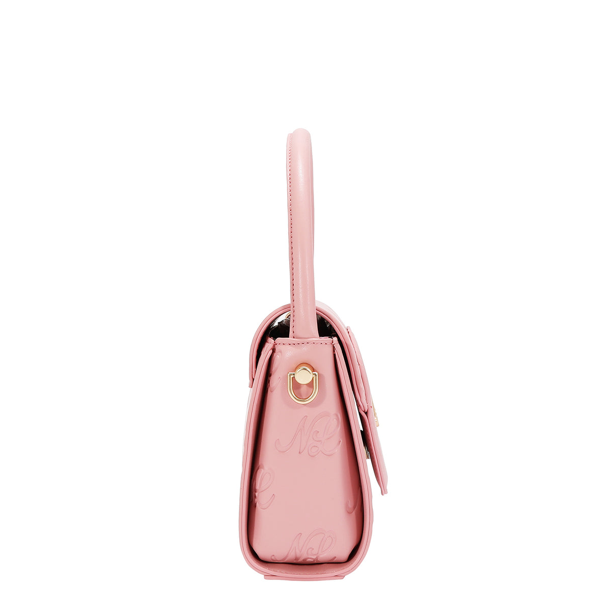 Bolsa Cuadrada Nicole Lee Con Corazon Embossed SS26