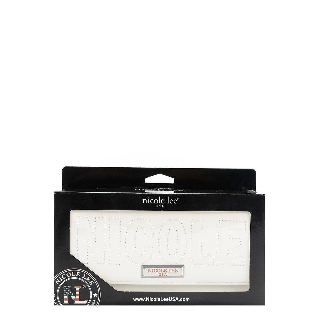 Cartera Nicole Lee Color Liso En Relieve FW25