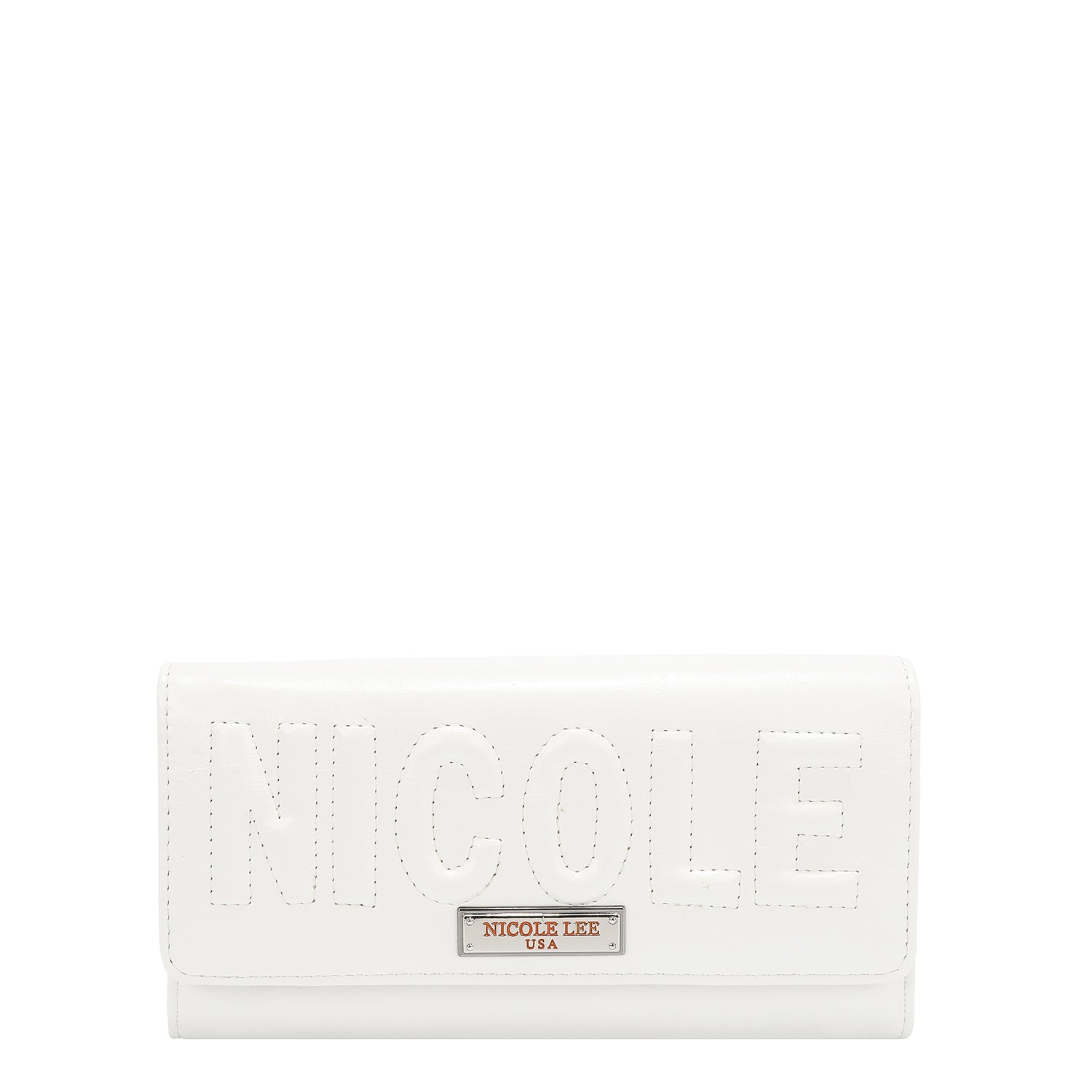 Cartera Nicole Lee Color Liso En Relieve FW25