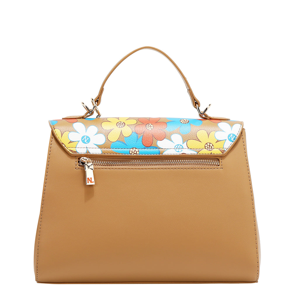 Bolsa Crossbody Nicole Lee Con Estampado De Flores FW25