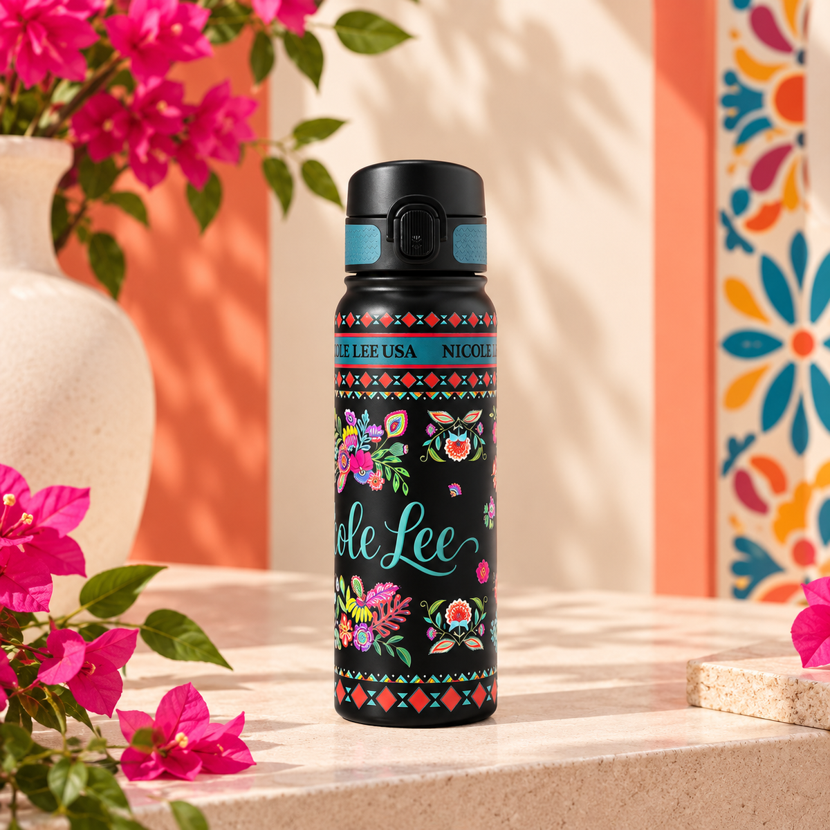 Termo De 600 ml Nicole Lee Con Tapa Keep Dreaming FW26