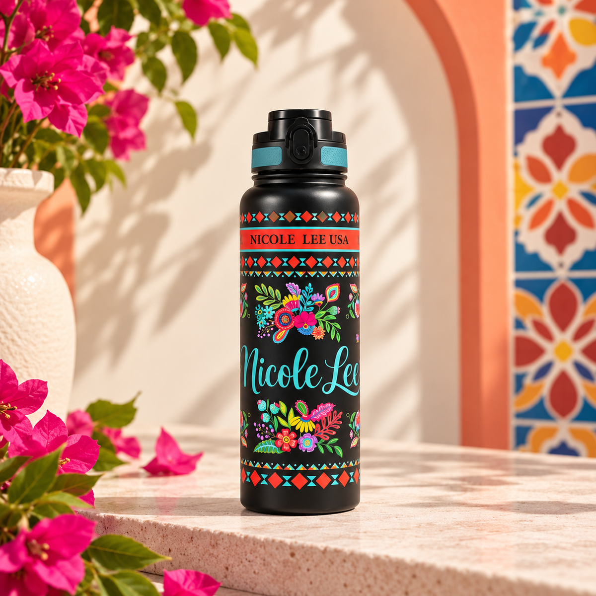 Termo De 1.2L Nicole Lee Con Tapa Keep Dreaming FW26