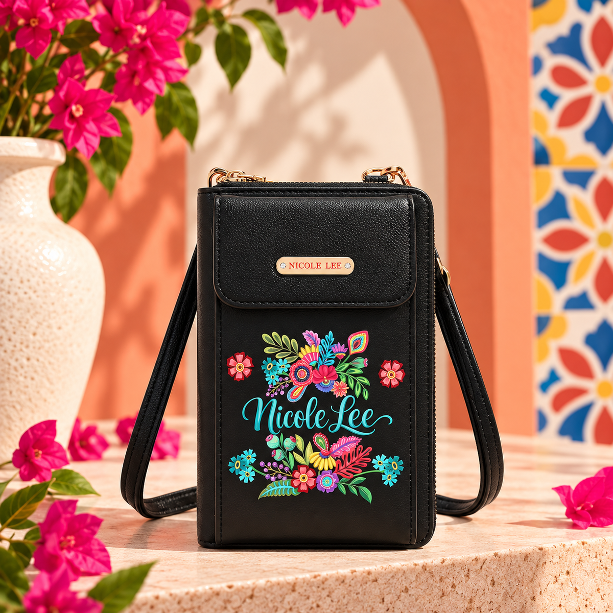 Cartera Nicole Lee Con Correa Ajustable Keep Dreaming FW26