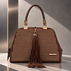 Bolsa Dome Nicole Lee Con Tachuelas Studded Glam FW26