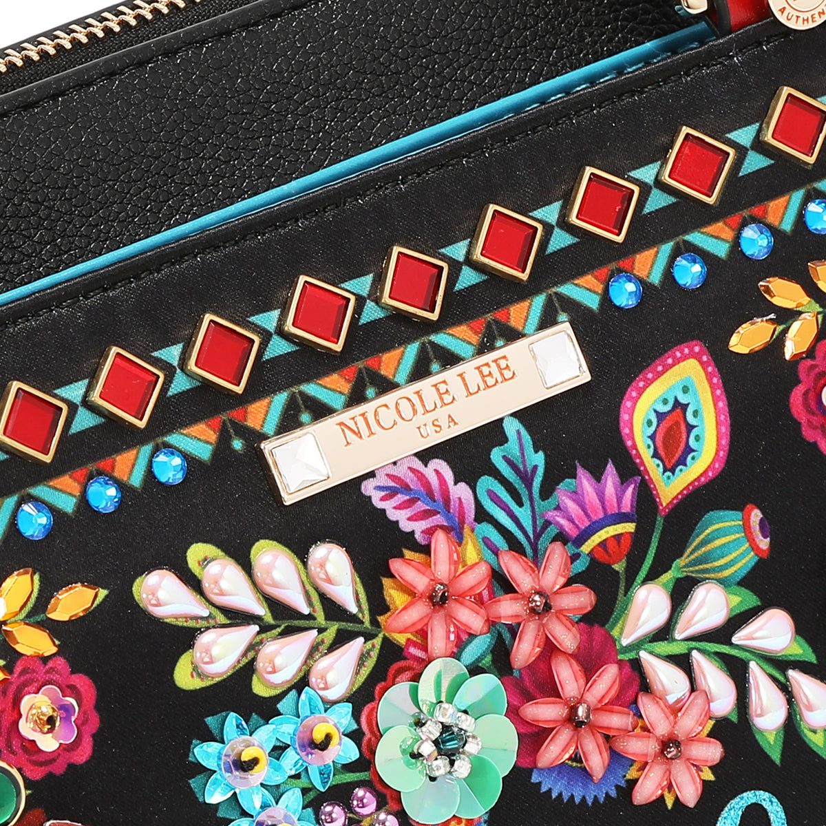 Bolsa Tote Nicole Lee Con Y Cuentas Dreaming FW26