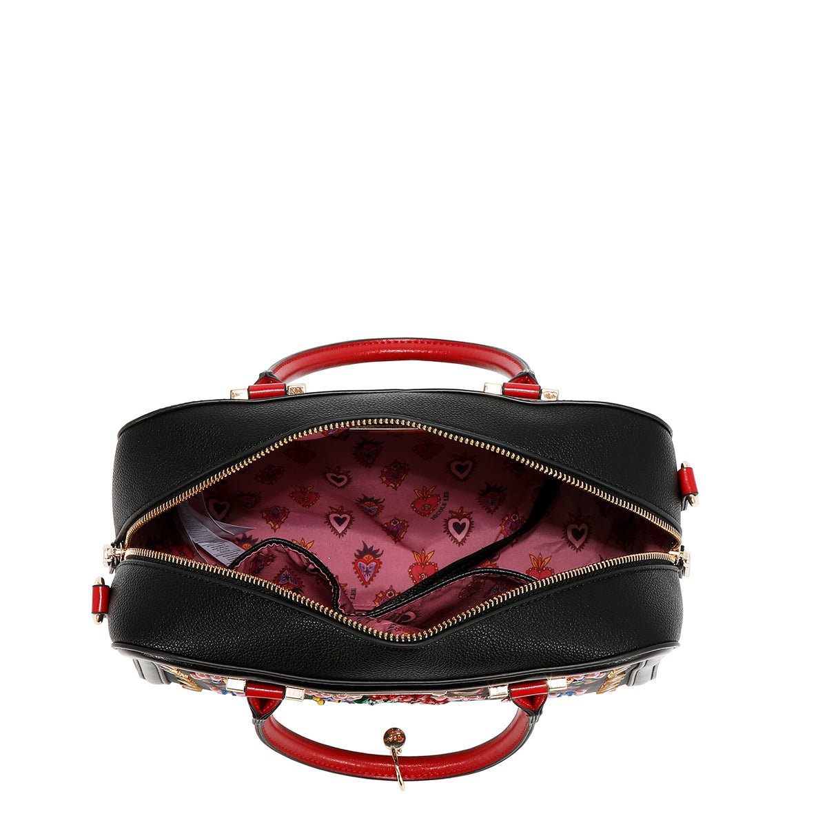 Bolsa Boston Nicole Lee Con Cuentas Keep Dreaming FW26