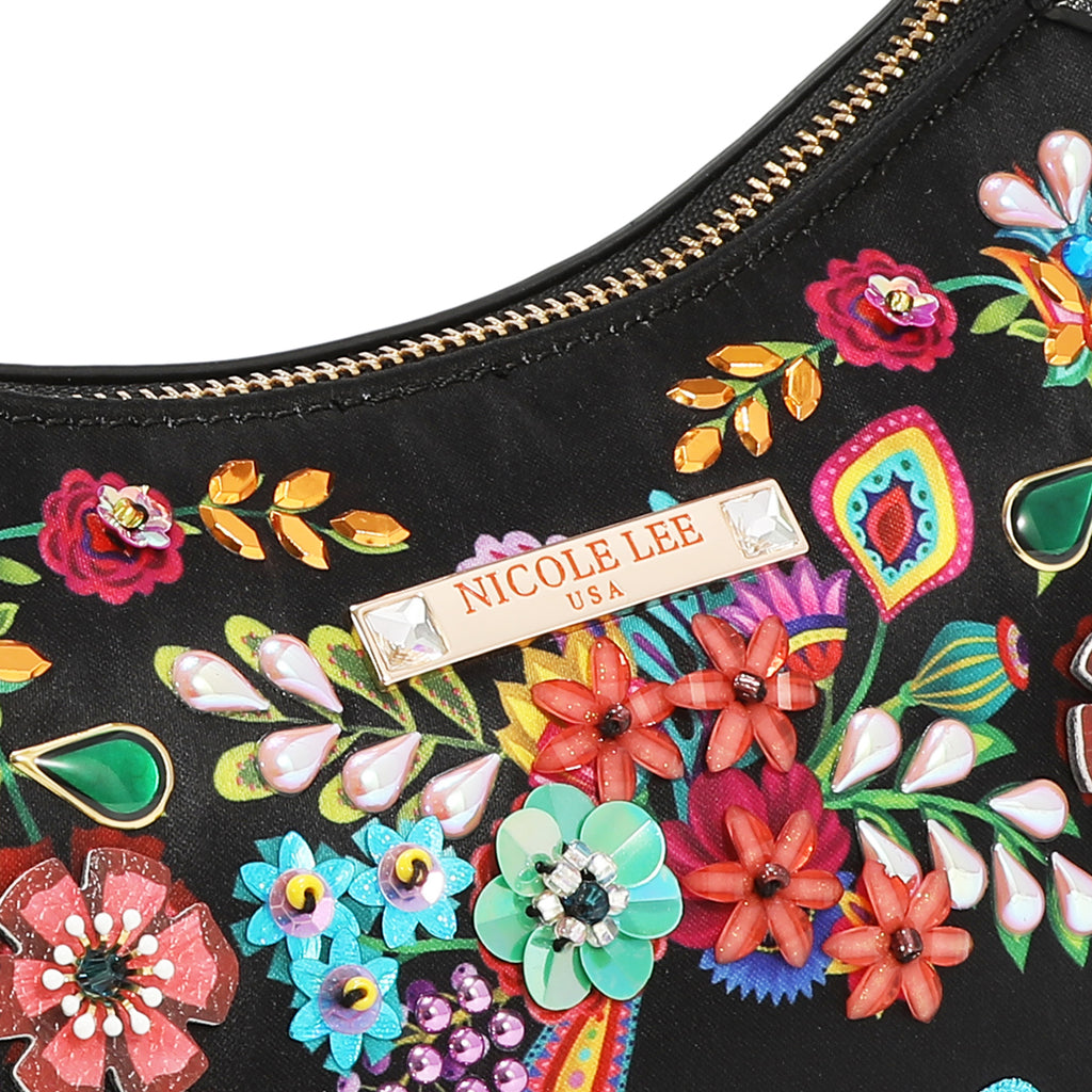 Bolsa Hobo Nicole Lee Con Cuentas Keep Dreaming FW26