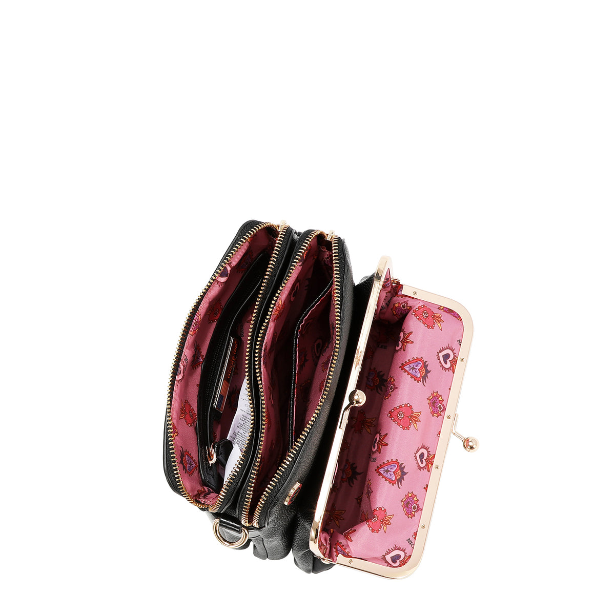 Mini Bolsa Nicole Lee Crossbody Kisslock Keep Dreaming FW26