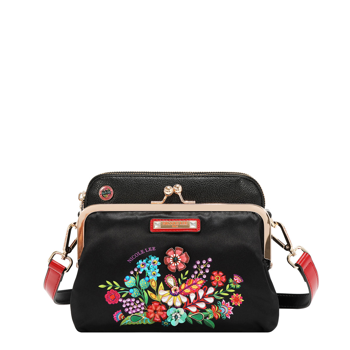 Mini Bolsa Nicole Lee Crossbody Kisslock Keep Dreaming FW26