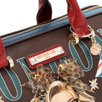 Bolsa Boston Nicole Lee Diseño Cuadros Print London Eye FW26