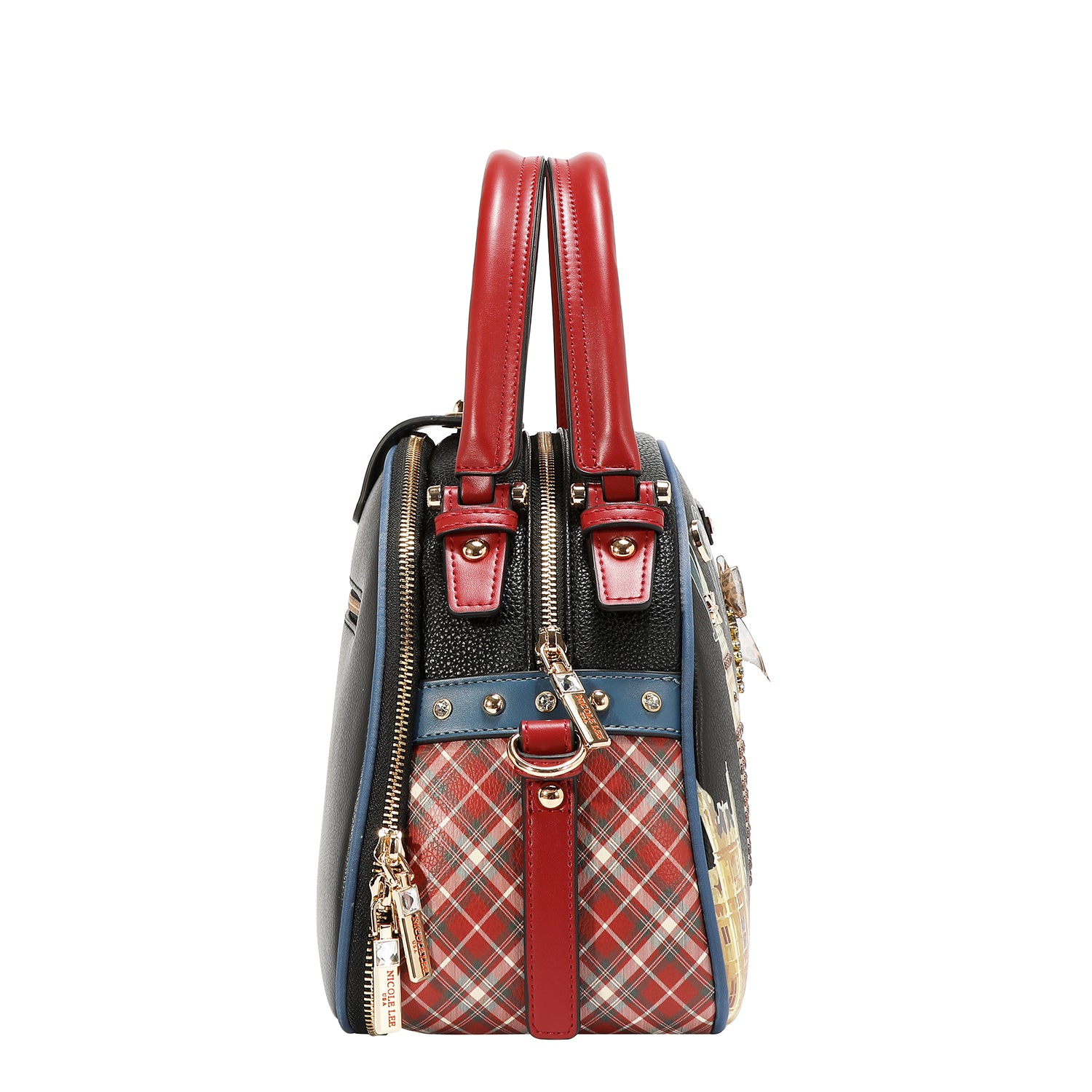 Bolsa Estilo Bowler Nicole Lee Print London Eye FW26