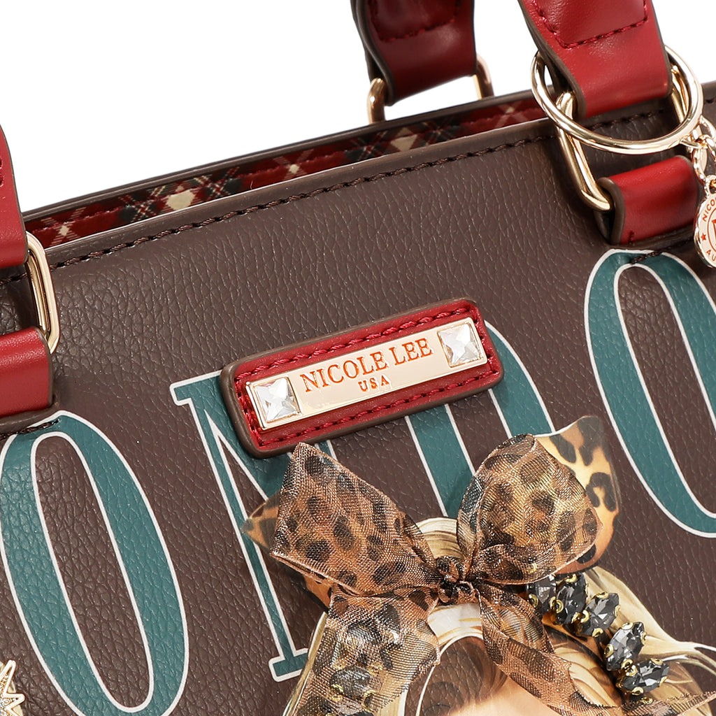 Bolsa Mini Tote Nicole Lee Estampado London Eye FW26