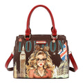 Bolsa Mini Tote Nicole Lee Estampado London Eye FW26