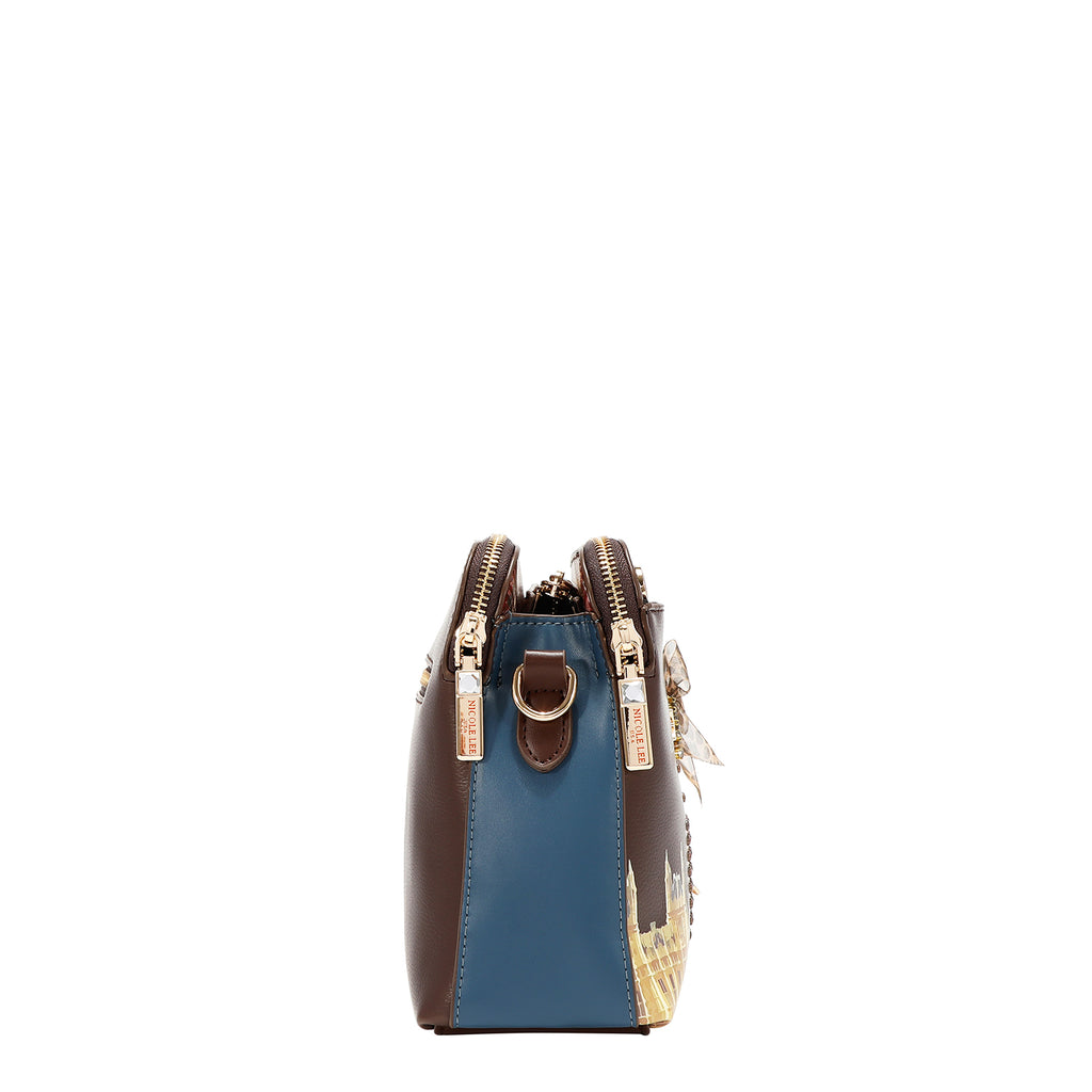 Bolsa Crossbody Nicole Lee Estampado London Eye FW26