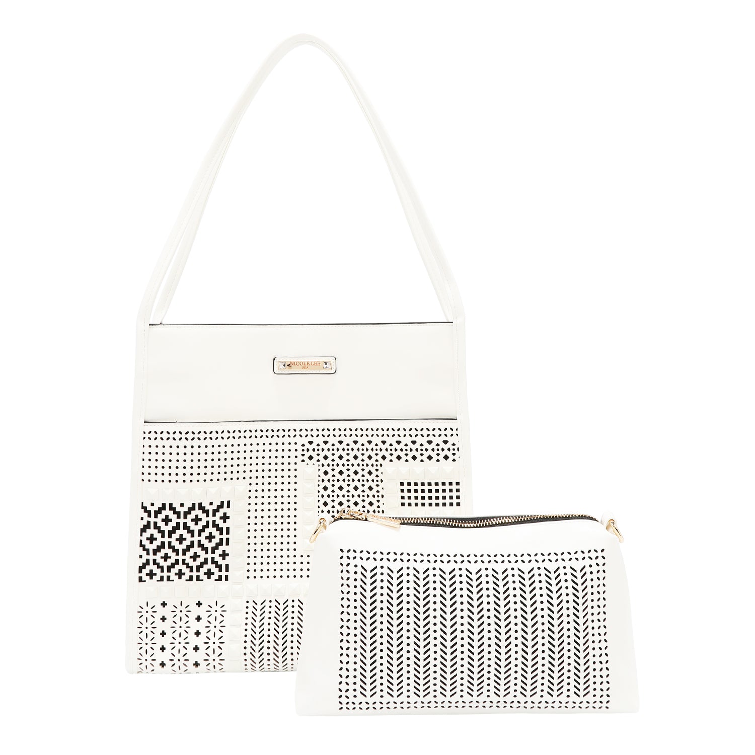 Bolsa Shopper De Nicole Lee Corte Láser FW25