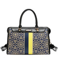 Bolsa boston Nicole Lee en corte láser y pedrería FW25