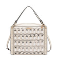 Bolsa Cuadrada Nicole Lee Corte Laser Moderna SS26