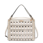 Bolsa Cuadrada Nicole Lee Corte Laser Moderna SS26