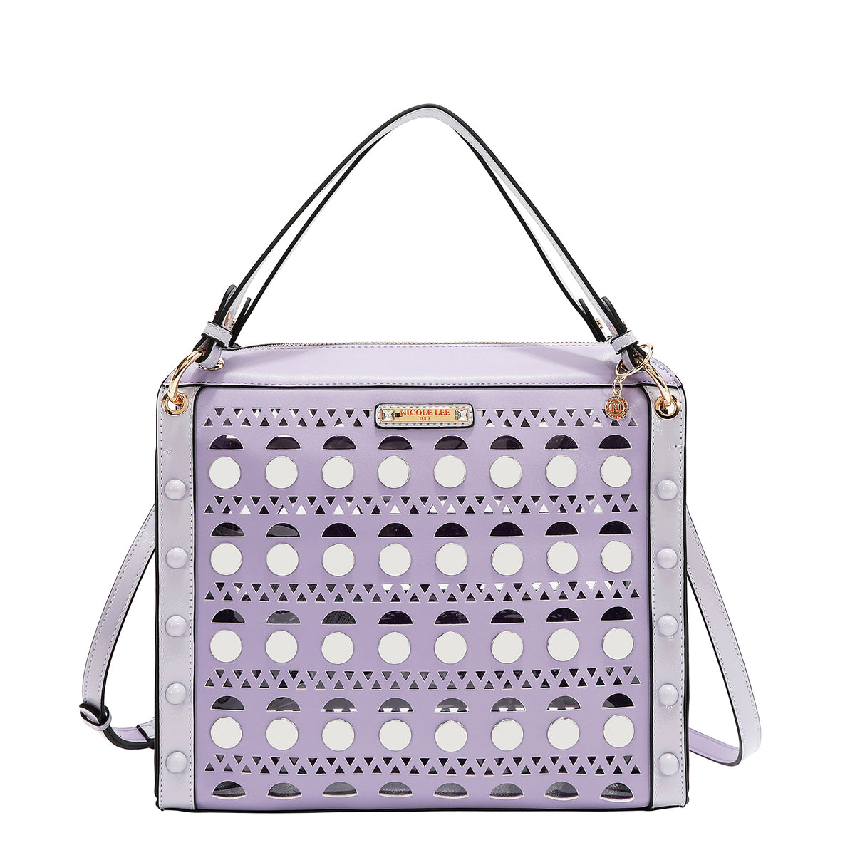 Bolsa Cuadrada Nicole Lee Corte Laser Moderna SS26
