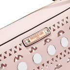 Bolsa Cuadrada Nicole Lee Corte Laser Moderna SS26