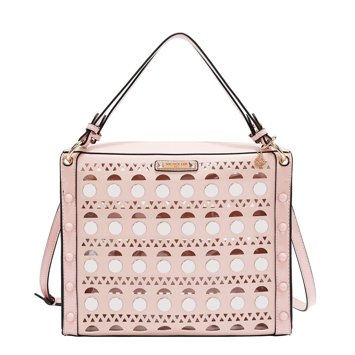 Bolsa Cuadrada Nicole Lee Corte Laser Moderna SS26