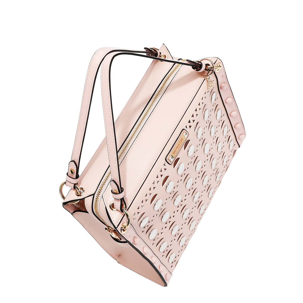Bolsa Cuadrada Nicole Lee Corte Laser Moderna SS26