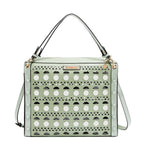 Bolsa Cuadrada Nicole Lee Corte Laser Moderna SS26
