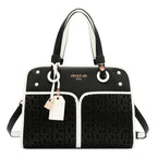 Bolsa De Mano Nicole Lee Con Logo En Corte Laser FW26