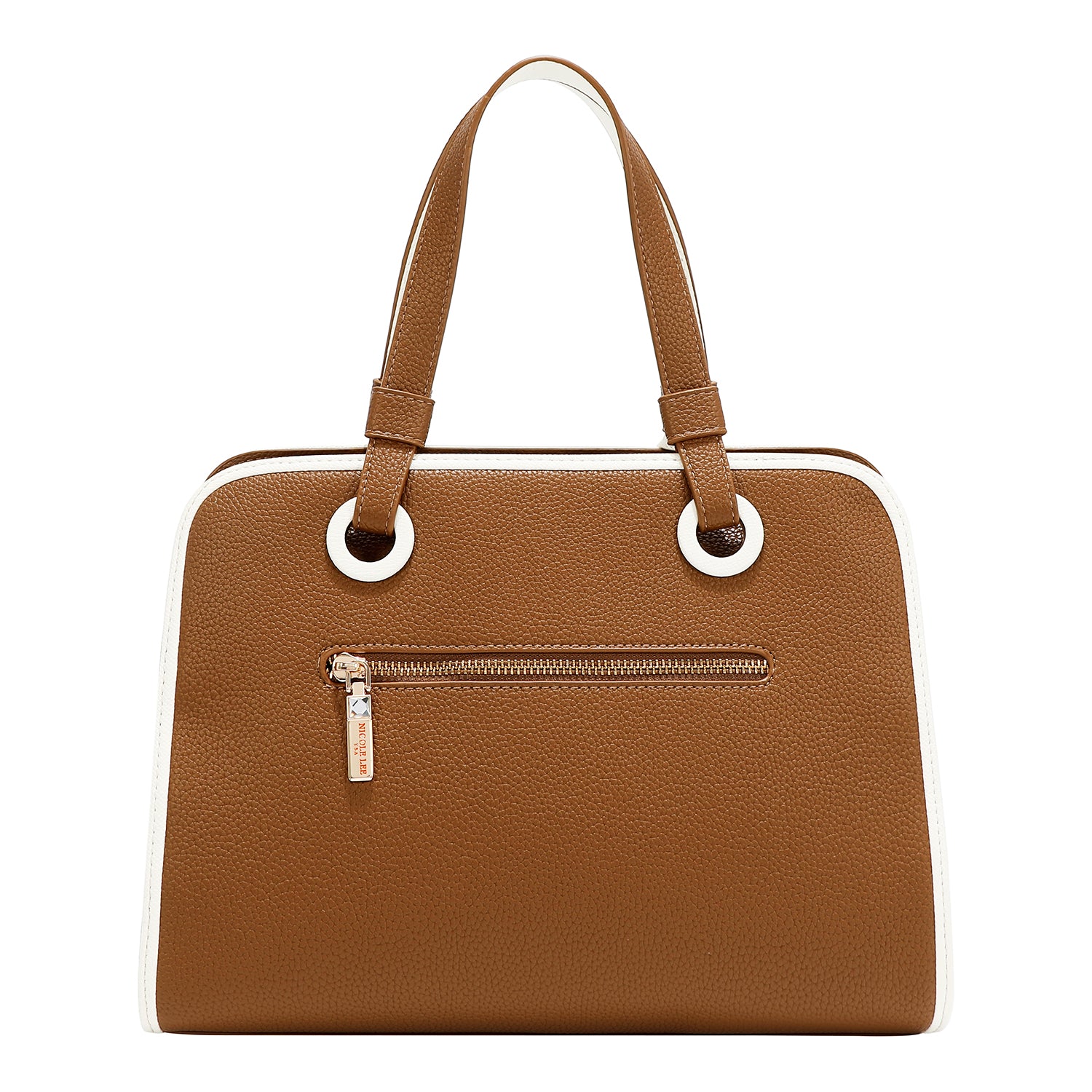 Bolsa De Mano Nicole Lee Con Logo En Corte Laser FW26
