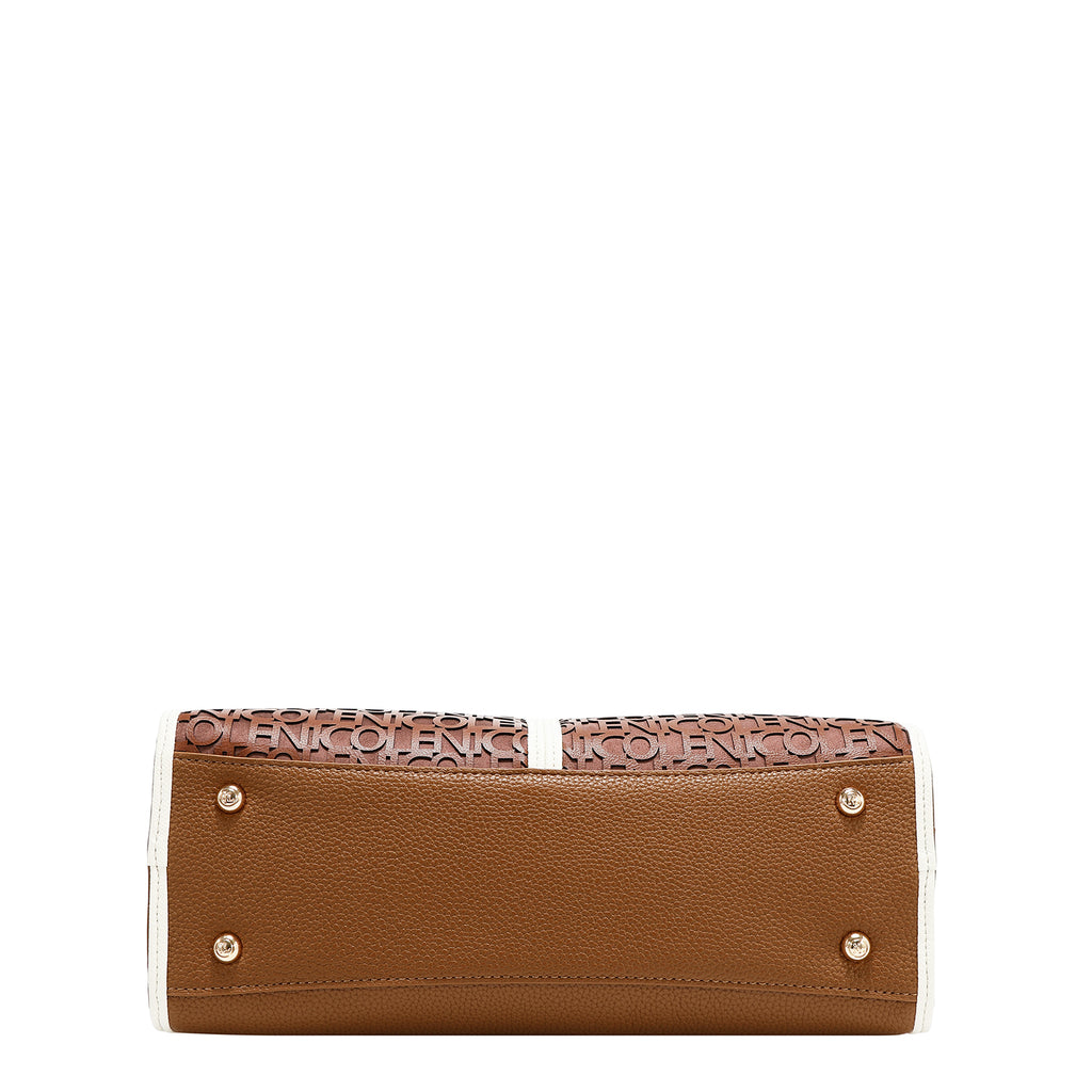 Bolsa De Mano Nicole Lee Con Logo En Corte Laser FW26
